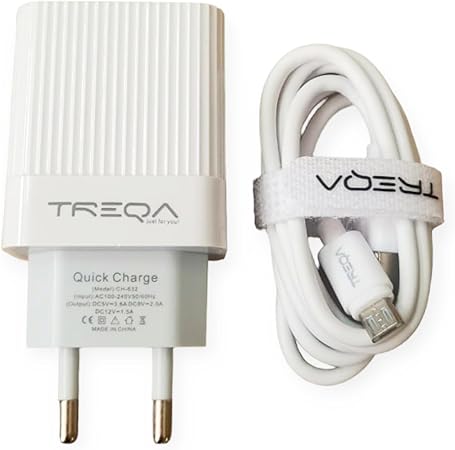 USB-A to Micro USB Fast Charging & Data Cable with Adapter – All-in-One Charger