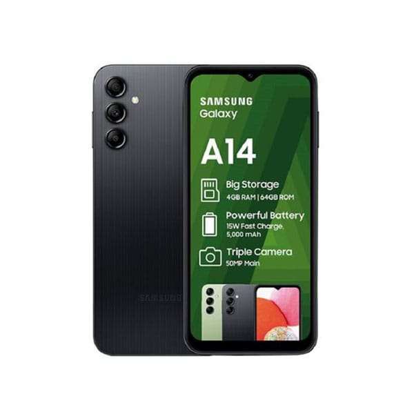 Samsung Galaxy A14 64GB Dual Sim Black