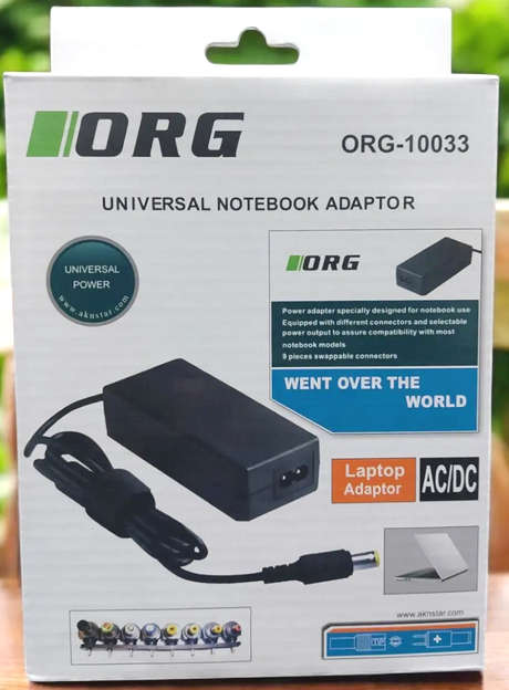 Laptop Charger Universal Power Adapter with 9 Different Pins