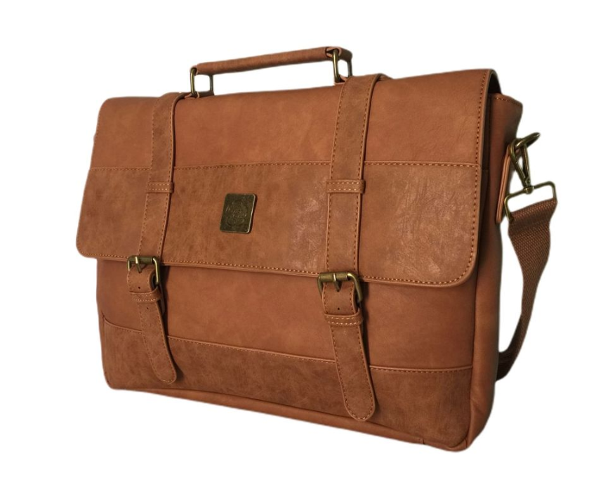 Cotton Road- Laptop Bag With Double Buckled