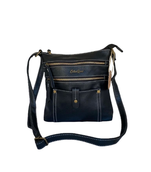 Cotton Road Zipped Crossbody Bag-All Colours Available