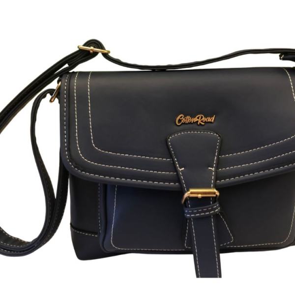 Cotton Road Crossbody with Front Buckle - Blue